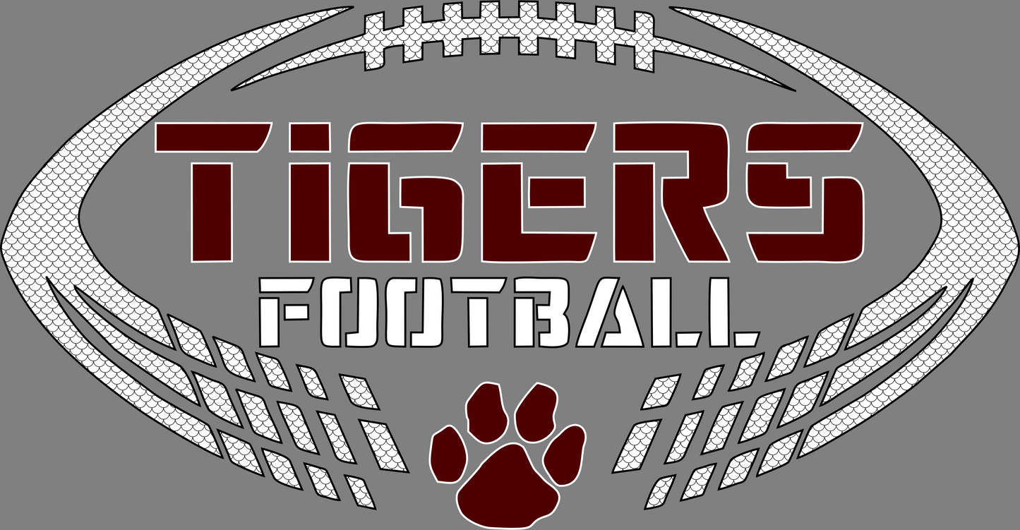 DESIGN #10 26-27 FOOTBALL DESIGN GREY