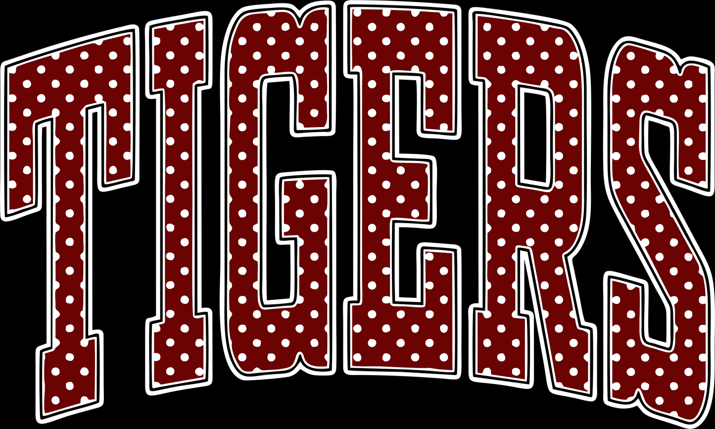 DESIGN #5 26-27 POLKA DOT TIGERS FRONT ONLY