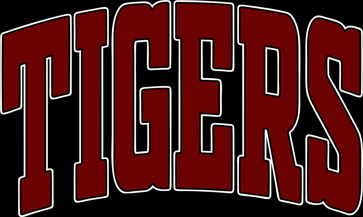 DESIGN #8 26-27 UNISEX TIGERS FRONT ONLY