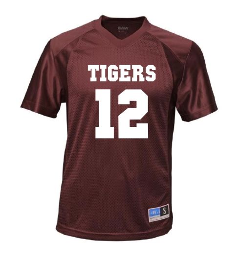 TCS 2627 BAW S196 TIGER FAN JERSEY MAROON